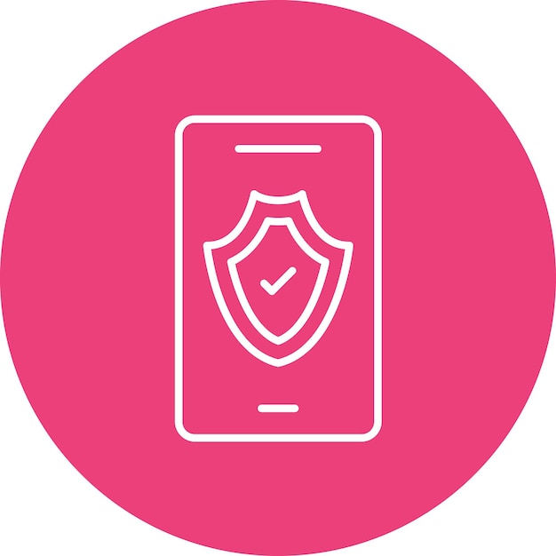 secure device icon vector image can be used for networking and data sharing