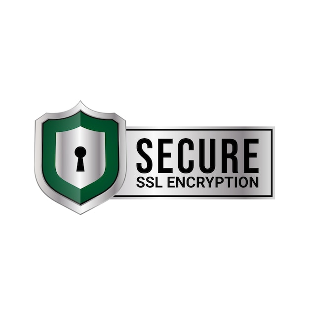Secure Ssl Encryption Logo Secure Connection Icon Vector Illustration Ssl Certificate Icon Secure