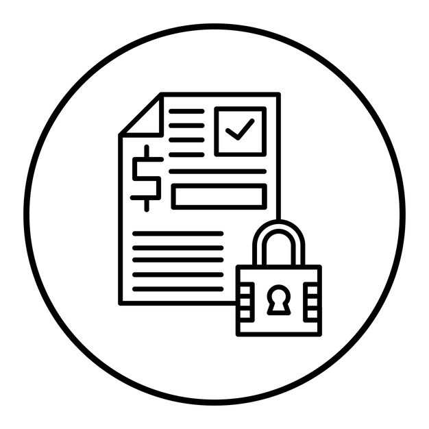 Secured Loan vector icon Can be used for Banking and Finance iconset