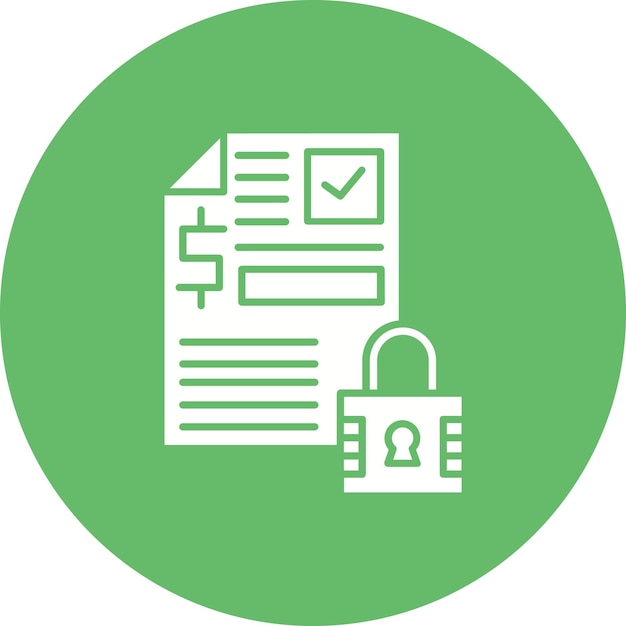 Secured Loan Vector Illustration Style