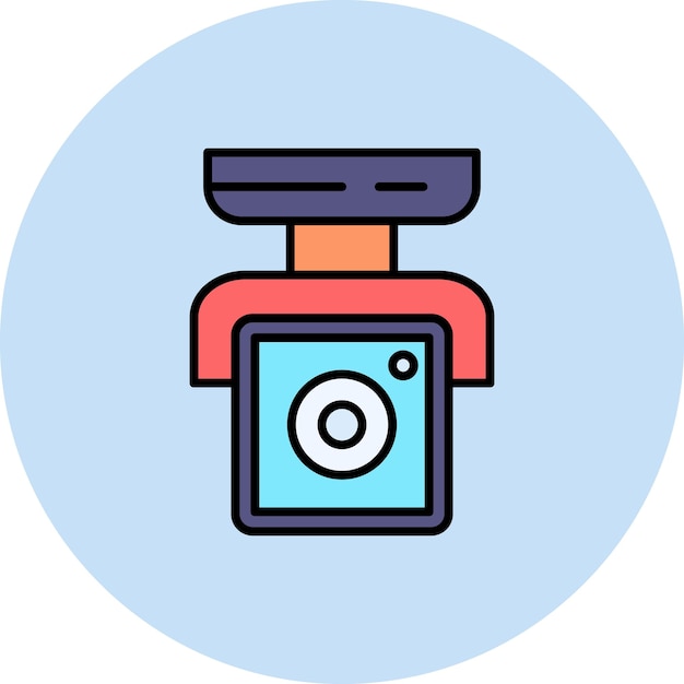 Security Camera icon vector image Can be used for Technology