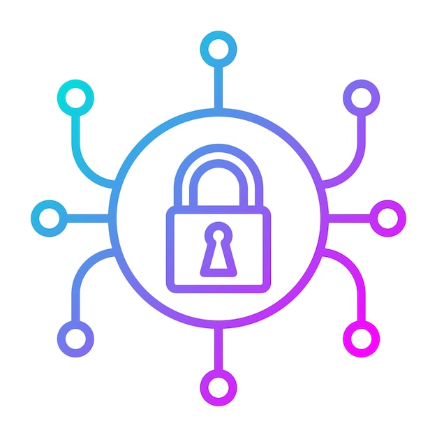 security system vector icon can be used for protection and security iconset