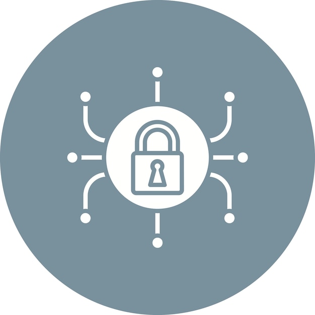 Security System Vector Illustration Style
