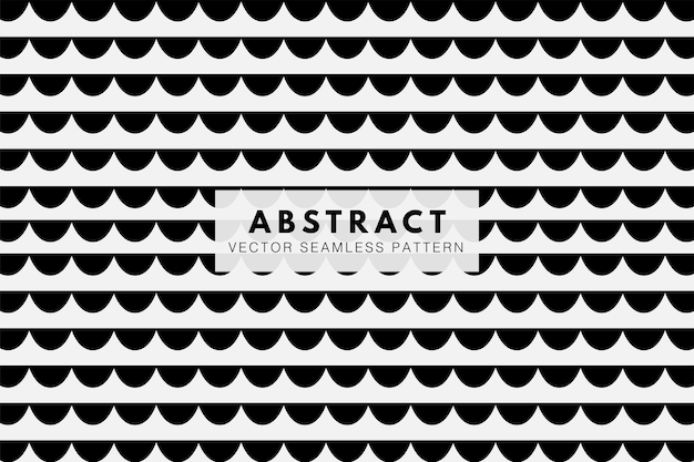 Semi circle line abstract seamless repeat pattern