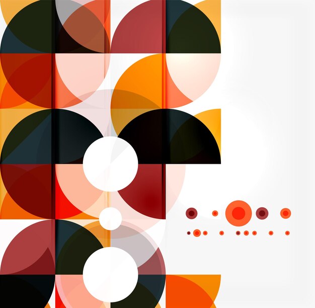 semicircle triangle pattern