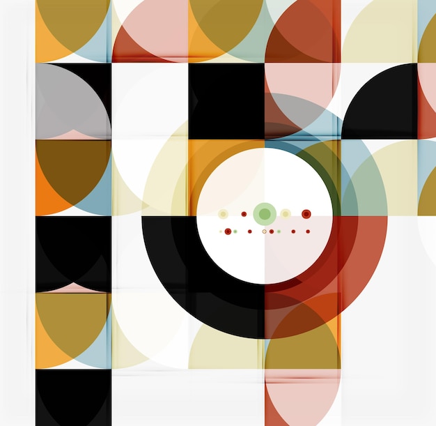 semicircle triangle pattern