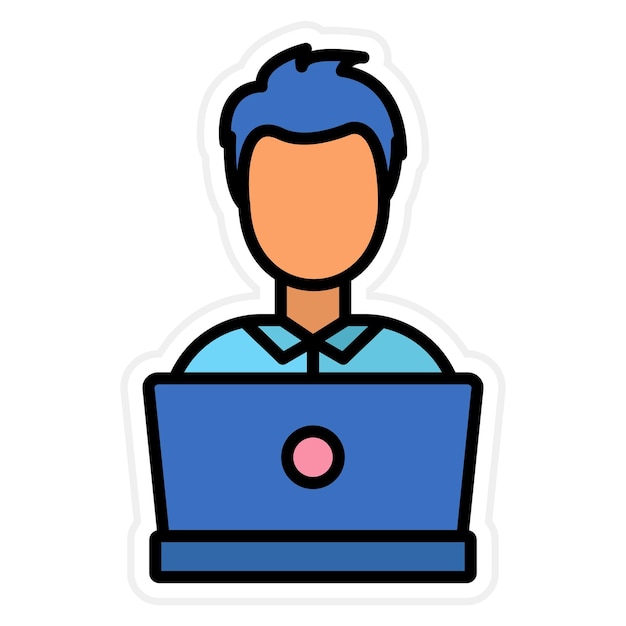Senior Developer icon vector image Can be used for Computer Programming