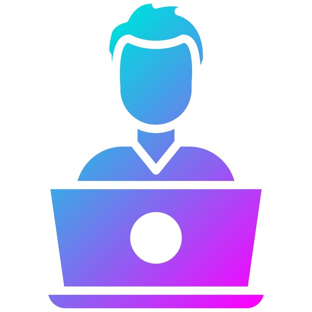 Senior Developer Vector Illustration Style
