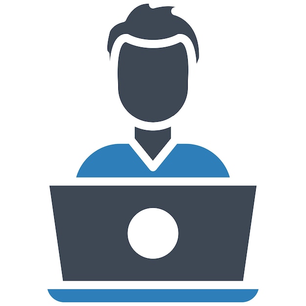 Senior Developer Vector Illustration Style