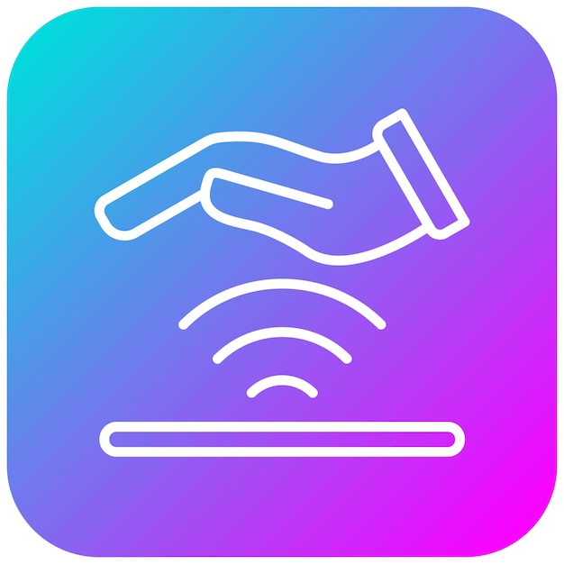 Sensor vector icon Can be used for Biometrics iconset