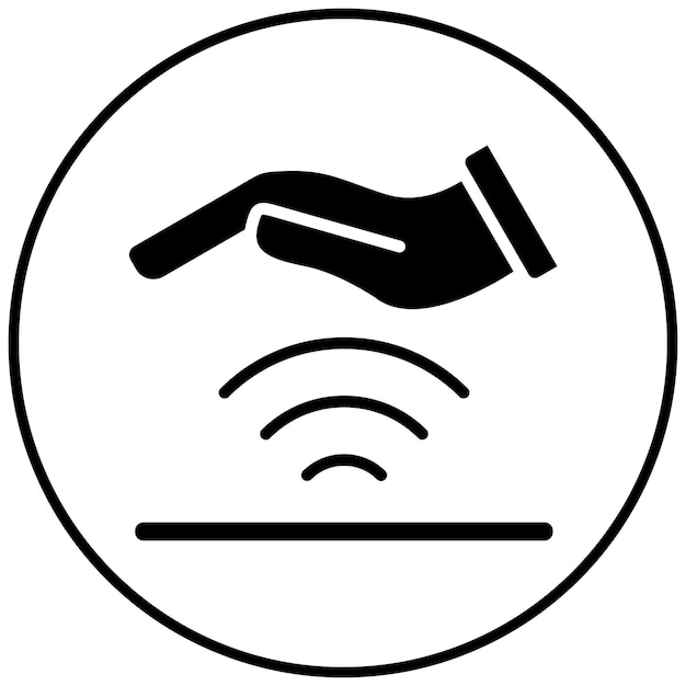 Sensor vector icon Can be used for Biometrics iconset