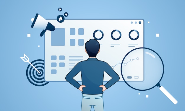 seo analytics optimization dashboard monitor.