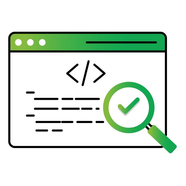 SEO Audit Vector Icon Depicting Website Analysis Search Engine Optimization and Digital Improvements