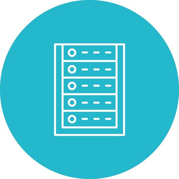 Server Cabinet icon vector image Can be used for Web Hosting
