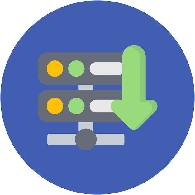 Server Down Vector Illustration Style