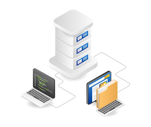 Server program language data network