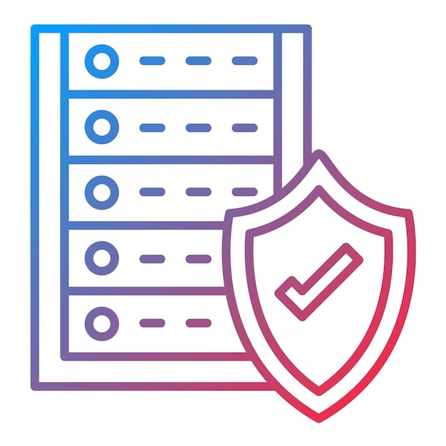 Server Protection icon vector image Can be used for Web Hosting
