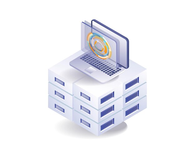 Server technology digital transformation portal button