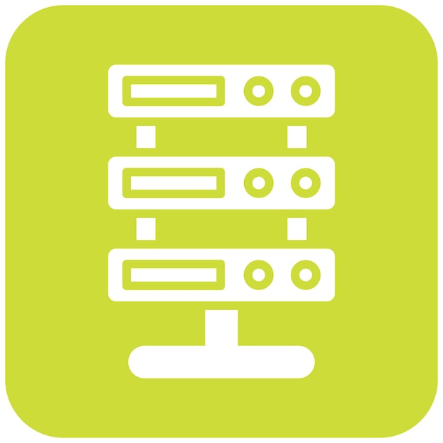Server Vector Icon Design Illustration
