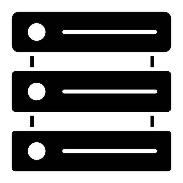 Server Vector Illustration