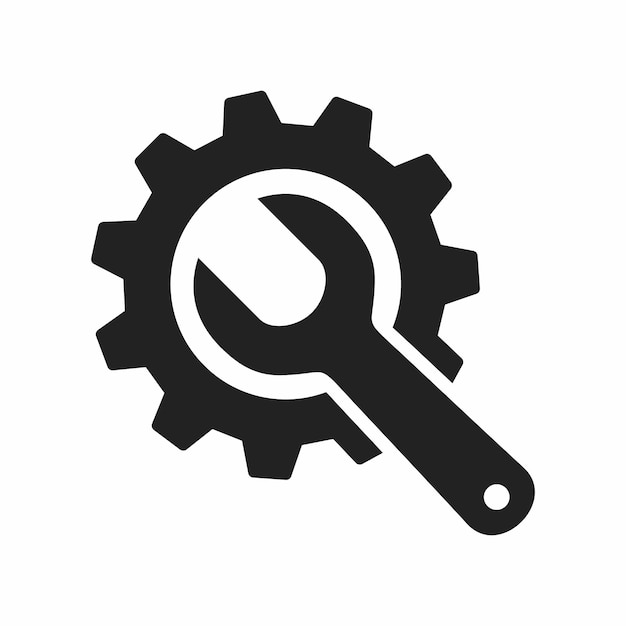 service tool icon illustration flat style