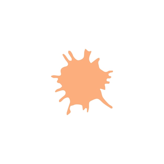 set blob hand draw set splash drop