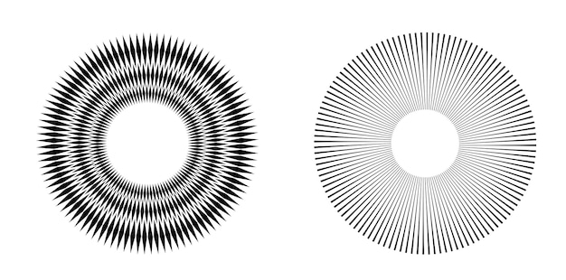 Set design element circle Isolated bold vector colors golden ring from Abstract glow wavy stripes of many glittering swirl created using Blend Tool Vector illustration EPS10 for your presentation
