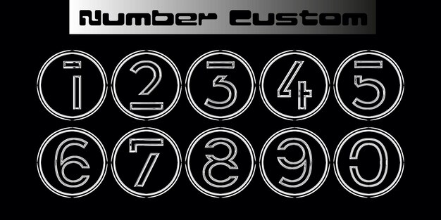 set numbers custom with a variety of the latest models 28