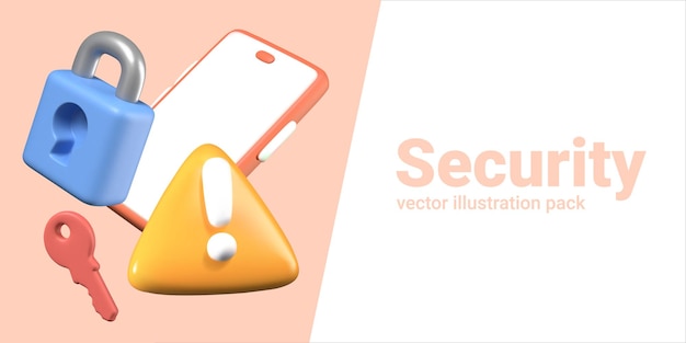 set of 3d elements for advertising applications with limited access to phone
