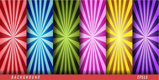 set of abstract vector patterns for a wide range of applications backgrounds banners posters textures prints and theme design vector illustration
