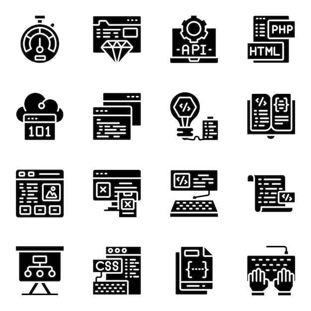 Set of Advertisement Flat Isometric Icons
