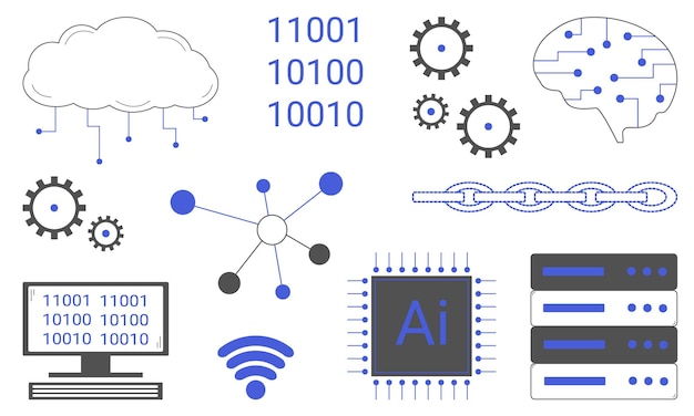 Set of artificial intelligence elements Development of technologies for the development of science