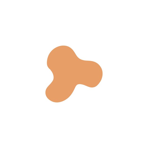 set of blob abstract ornament background shape
