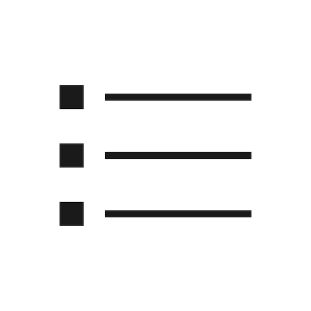 set of burger website navigation menu icons vector set of ui design elements interface design vector icon set of hamburger menu