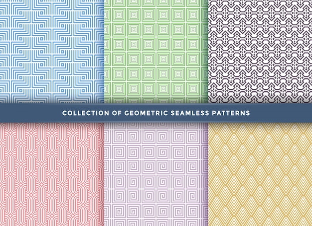 set of pattern seamless with different concept.