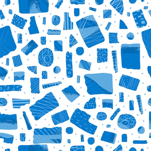 Set of random design elements Vector collection