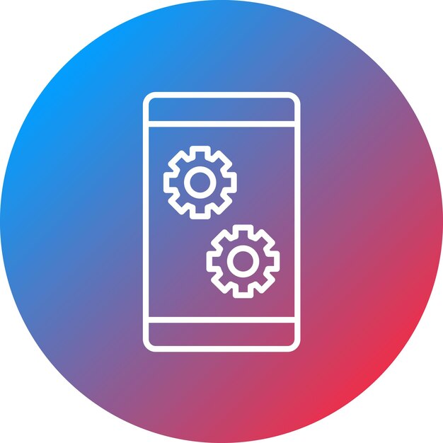 Setting System icon vector image Can be used for Mobile UI UX