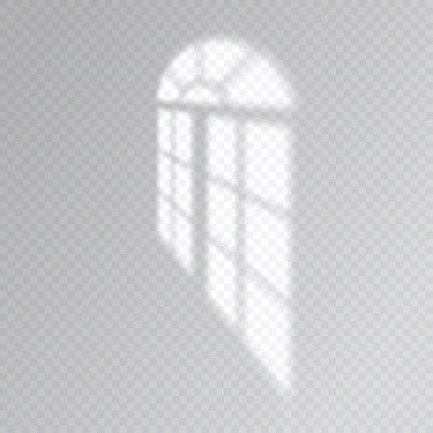 Shadow overlay effect Soft light and shadows from window