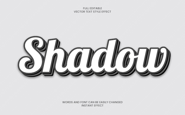 shadow text effect
