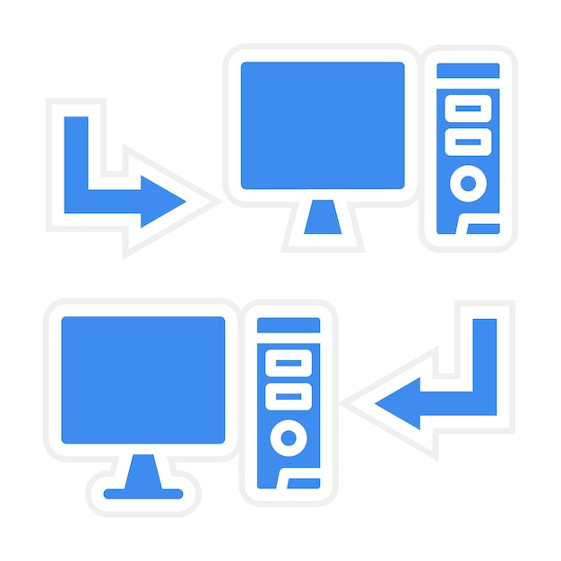 Shared Systems icon vector image Can be used for Networking and Data Sharing