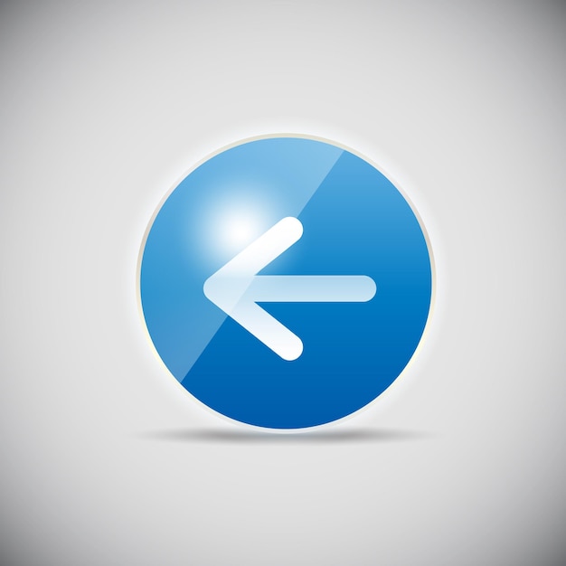 shine glossy computer icon vector illustration