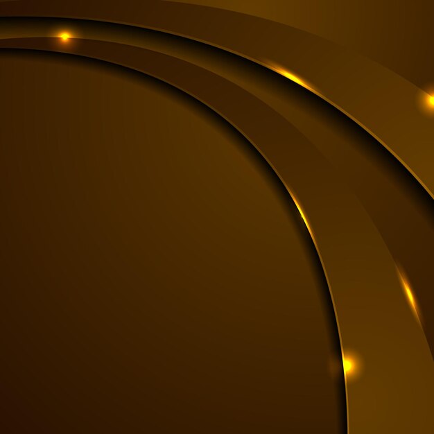 Shiny dark orange abstract wavy background
