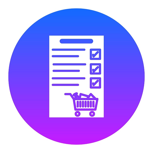 Shopping List Icon