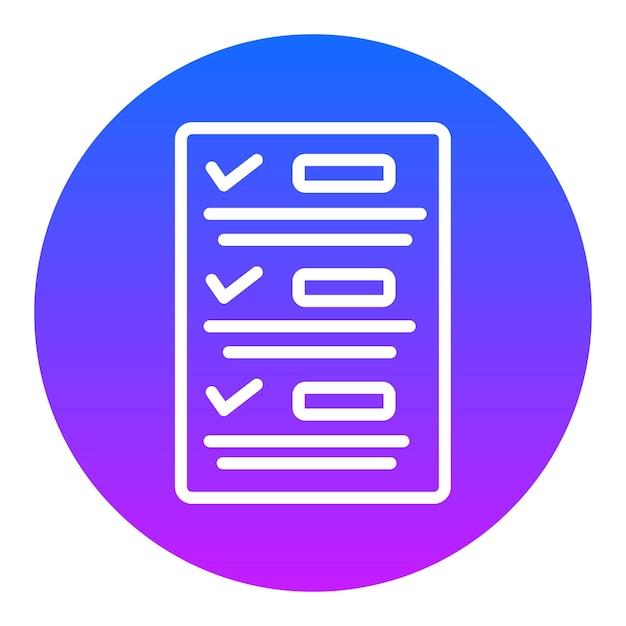 Shopping List Vector Icons