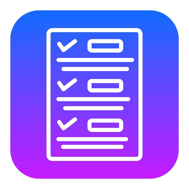 Shopping List Vector Icons