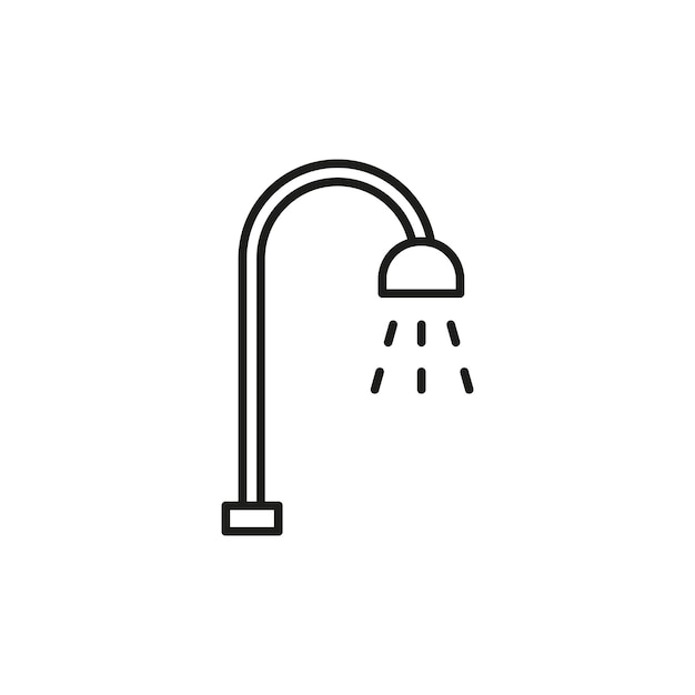 Shower icon vector design templates simple and modern