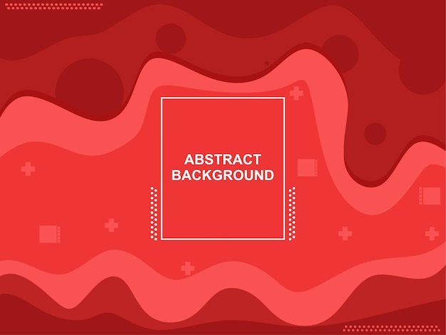 simple abstract background in red color