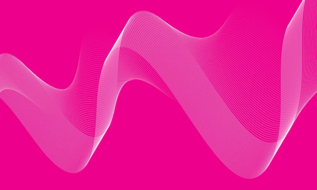 simple abstract different color wavy air line pattern art work on different color gradient
