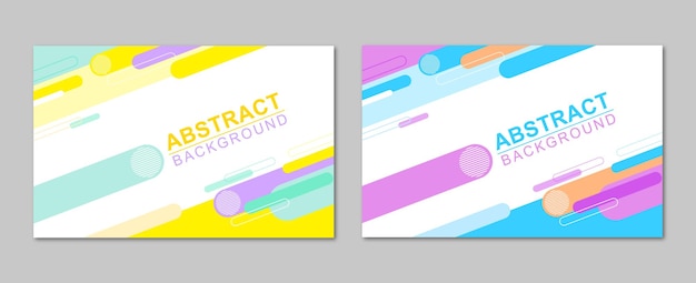 simple abstract geometric background template vector