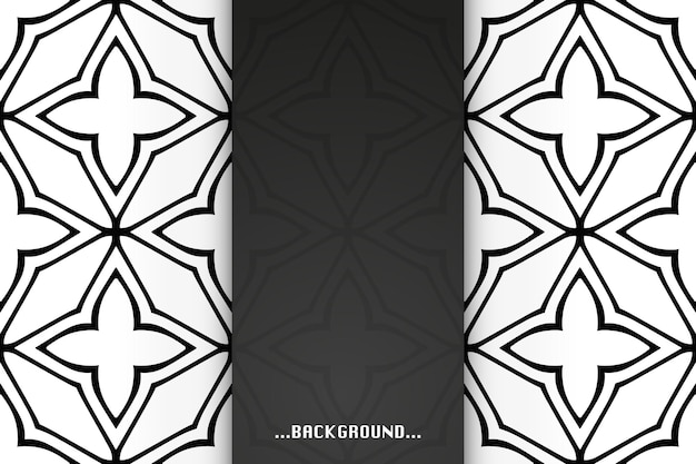 Simple background with ethnic shapes.